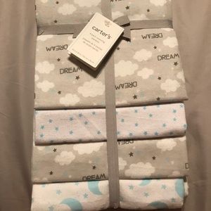 Carters Receiving Blankets 4 Pack